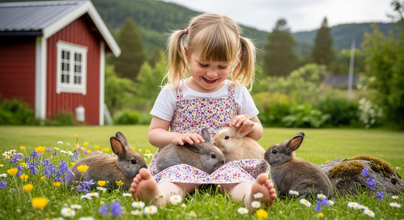 Guide: Slik trives kaninen ute